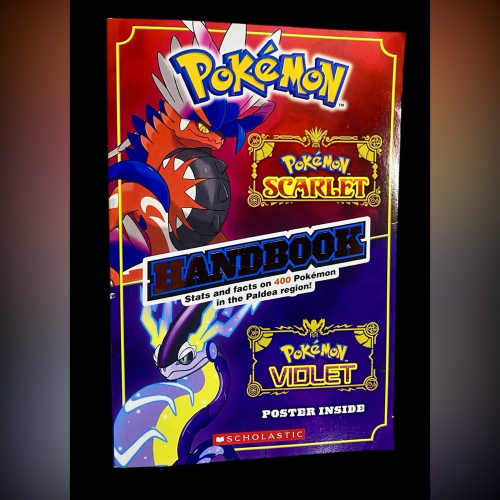 Scarlet and Violet Handbook (Pokémon) by Scholastic (2023, Trade Paperback)